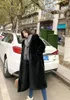 Veste d'hiver à capuche en fourrure pour femmes, manteau en Faux vison, vêtements d'extérieur pour dames, longue peluche rose moelleuse, 2023