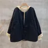 Frauen Graben Mäntel Fleece Frauen Parkas Einfarbig 2023 Winter Herbst Warme Strickjacke Koreanische Mode Dame Dicken Mantel Weibliche YoyiKamomo