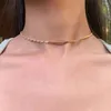 Choker AB Style Patchwork And Versatile Minimalist Personalized Necklace For Women's Girl Jewelry Wholesale