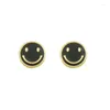 Stud Earrings Colorful Face For Women Geometric Round Design Stage Decoration Party Accessories Jewelry Wholesale