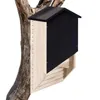 Gaiolas para pássaros, abrigo ao ar livre para morcego, caixa de habitat de madeira, casa reutilizável, decoração de madeira, ninho de hibernação 231201