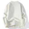 Men's Sweaters Fall Winter Harajuku Twist Turtleneck Sweater Men Top Quality Mens Christmas Thick Warm Handsome Pullover Man