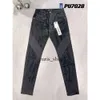 Purple Jeans Amri denimbyxor Mens Jeans Designer Jean Men Black Pants High-End Quality Straight Design Retro Streetwear Casual 634