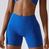 Al Yoga Femmes Nude Yoga Shorts pour la hanche de la hanche et le fitness Tripartite serrée haute taille Sports Sous-pants Summer