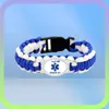 Nuevo estilo RN Paracord Supervivencia Regalo para la amistad Girls Damas Bracelets 10pcslot4192268