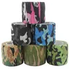 Tattoo Grips 24pcs Camouflage Grip Bandage Cover Elastic Wraps Tapes Nonwoven Selfadhesive Finger Protection for Machine Pen 231130