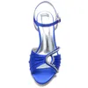 Geklede schoenen Minishion sandalen voor dames Bruiloft Ruches Slingback Lage hak Gala-avond JY113