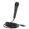 Microphones Wholesale Audio Professional Mini Wired Dynamic Karaoke Handheld Music Performance Microphone For Ktv Party Home System