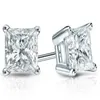 14k White Gold 4-Prong Princess-Cut Diamond Stud Earrings 1 50 ct tw G-H SI2331b