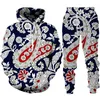 Men s Jackets Colorful Cashew Flower Tracksuit Men Women 2 Piece Set Paisley 3D Print Hoodie Pants Suit 2023 Fashion Couple Jogging Sportswear 231201