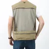 Gilet de sauvetage bouée 6XL unisexe extérieur multifonctionnel gilet de pêche multi-poches Camping aventure pêche photographie équitation chasse Cargo gilet 231201