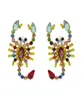 Dangle Chandelier Novelty Design Rhinestone Scorpion Charms Earrings For Women Fashion Jewelry Maxi Girls039 Statement Access5490449
