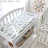 Changing Pads Covers Soft Baby Diaper Changing Pad Cover Bamboo Fiber Printed Newborn Nursery Table Sheet for Boys Girls Diaper Changing Mat Sheets Q231202