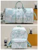 5A En Kaliteli Tasarımcı Çanta Lüks Çantası Marka Duffel+Sırt Çantası Kadın Erkek Set Çanta W458 06
