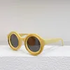 Okrągłe męskie okulary przeciwsłoneczne dla mężczyzn i kobiet retro z2507 proste na świeżym powietrzu odcieni Uv400 Kolory liter Ramki popularne okulary są wyposażone w oryginalną skrzynkę