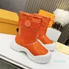 Platforma Kobiety Ruby Bot Flat Half Snow Boot ciepłe buty komfortowe Chunky dolne trampki Lekkie gumowe pojedyncze botki