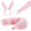 Nieuwe Massage Sexyy Fox Tail Anale Sexy Speelgoed met Separaple Metal Butt Plug Haarspeld Kit Erotische Cosplay Games Sexy Speelgoed voor Vrouwen Paar Anale Massage