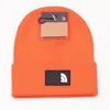 Chapéu de gorro engrossado acrílico malha inverno tendência quente borda laminada quente designer de esqui masculino e feminino chapéus