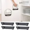 Pot Lid Holders 124st Pot Rack Wallmontered Inget stansning Selfadhesive Hushåll Kök lagringshållare Pan Lock Organizer Pot Cover Rack 231130