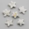 Anhänger Halsketten Verkauf Naturstein Weißer Kristall Cluster Pentagramm Stern Halskette Charms DIY Schmuck Zubehör Herstellung Großhandel 8 Stück