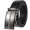 Belts Style Men's Genuine Leather Ratchet Dress Belt with Automatic Buckle Brand Luxury Business Belt Strap for Men Male Gift 231201