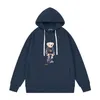 Plein Bear Brand Men Hoodies Sweatshirts دافئة سميكة من النوع الثقيل الهيب هوب السحب المميز Teddy Teddy Bear Hoodie 9006