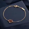 Sier voor vrouwen zoete alharmbras hart hanger ketting armband oorbellen set cleefs designer sieraden vier blad klaverbloemmotieven bestelwagen