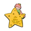 Prins Vos Emaille Pins Custom Moon Star Papieren Boot Walvis Broches Revers Badges Cartoon Sieraden Cadeau voor Kinderen FriendsGC2484