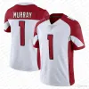 Billiga 9 Joshua Dobbs Kyler Murray Football Jersey Budda Baker Marquise Brown JJ Watt James Conner Rondale Moore Michael Wilson Paris Johnson Jr Larry Fitzgerald Zach