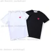 Comme t-shirt Cdgs t-shirt Garcons chemise de jeu petit amour coeur chemise homme et coton manches courtes Parent enfant Cdgs chemise 673