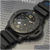 الساعات النسائية مصممة فاخرة Paneraiis Wristwatches 133000 Mens Matic Matic Mechanical Watch Series 47mm مقاومة للماء من الفولاذ المقاوم للصدأ عالية Q OTL4A