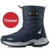 Laarzen Heren Winter 2023 Outdoor Wandelschoenen Antislip waterdichte Sneeuw Mannen Warme pluche Schoenen Man voor 40 graden 231130