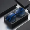 Sunglasses Cycling Glasses Square Polarized Men High Quality Spring Hinge Fashion Sun Driving Travel UV400 Lens Goggles