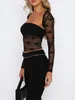 Women's T Shirts Womens Casual Shrug Cardigan With Top Long Sleeve Lace Crop Bolero Tops Lightweight Cropped Open Front