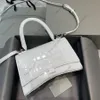 Borsa a mano firmata 10A Borsa a tracolla mini di alta qualità Borse di lusso bianche per donna Borse di qualità a specchio moda Goffratura in alligatore Confezione regalo di alta qualità