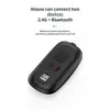 Teclados Gris Bluetooth 5.0 2.4G Teclado inalámbrico Mouse Combo Recargable Teclado inalámbrico de tamaño completo para computadora portátil 231130