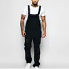 Mannen Broek 2024 Gescheurde Denim Overalls Mode Volledige Lengte Jarretel Man Jeans High Street Jumpsuit Verontruste Casual Broek