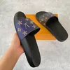 Rubber Slippers slide Womens Beach flat Sliders outdoors WATERFRONT sandal luxurys Designer slippers printing sandale fashion soft Leather mens Summer Mule