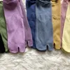 Calzini da donna comodi e morbidi in cotone pettinato estivo sottile punta divisa donna maglia color caramella a righe bicolore giapponese Harajuku Tabi Sox