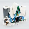 Julleksakstillbehör 10199 Santas Besök 10293 Building Block Kit Presents for Kids Winter Railway Station Christmas Present Bricks Toys Children 10267 231129