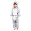 Pyjamas barn barn kläder djur flic body pjs onesie onepiece sömnkläder flickor pojkar cosplay pyjamas dräkt 221020 droppleverans ba ot2mc