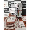 13 mm 20 Zoll Premium-Hip-Hop-Schmuck kubanische Kette Vvs-Moissanit-Diamant Iced Out Miami für Männer Bestehen Sie den Tester