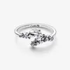 925 Sterling Silber Tinker Bell Funkelnder Ring Für Frauen Eheringe Mode Verlobungsschmuck Accessories263z