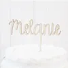 Strumenti per torte Nome personalizzato Cake Topper Personalizzato Happy Birthday Cake Topper Decorazione per feste Forniture per feste di compleanno per bambini 231130