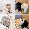 Berets Grosso Fluffy Plush Mulheres Chapéu Inverno Quente À Prova de Frio Earmuffs Cap para Homens Earflap Beanie Outdoor Warmer Bomber