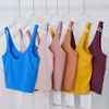 LuLU align Lemon Yoga-Weste für Damen, Sport, Laufen, ärmellos, U-förmiger BH, Fitness, Joggen mit gefüttertem Brustpolster, Jogger