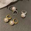 Fransk sommarnisch retro design pärla örhängen stud kvinnlig senior ins mode söt all-match smycken tillbehör gåva172i