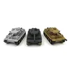 Diecast Model Car 172 WW2 Tyskland Prefabricerade Tiger Tank -modeller M1A2 Merkava Leopard 2A5 Assembly Tank Mode World of Tanks Military Toys 231201