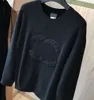 高度なバージョンの女性セーターフランストレンディ服Cレターグラフィック刺繍ファッションシャネルチャンネルCCフーディーラグジュアリーブランドセータートップスTEES01