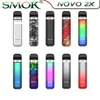 Rök novo 2x kit 800mAh 20W med meshed 0,9Hm MTL POD 2 ml ARAW-aktiverad designkompatibel novo/novo 2/novo 2s/x pods